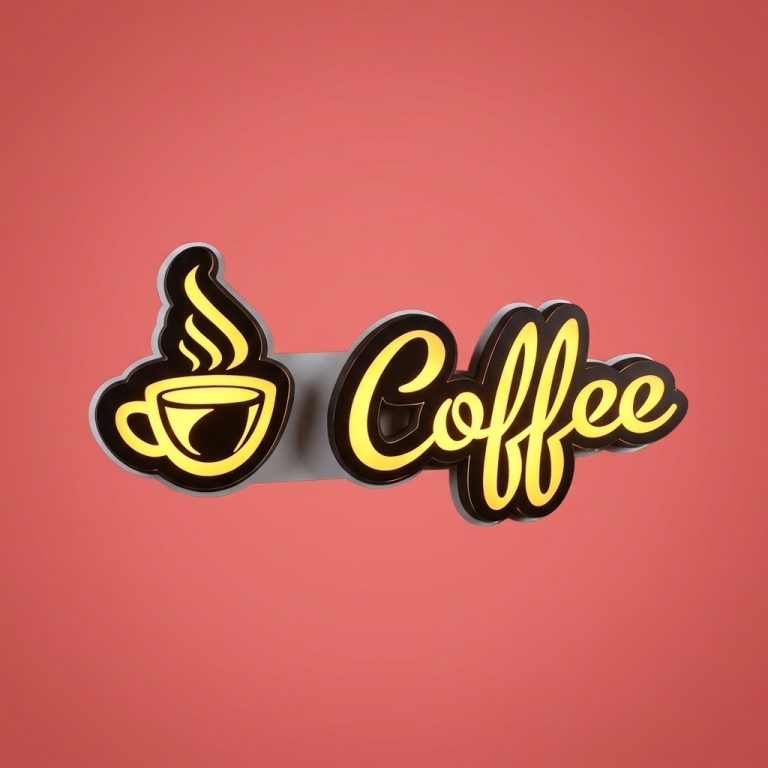 تابلو پیش ساخته طرح coffee بهمراه فنجان کد ۱۰۰۱